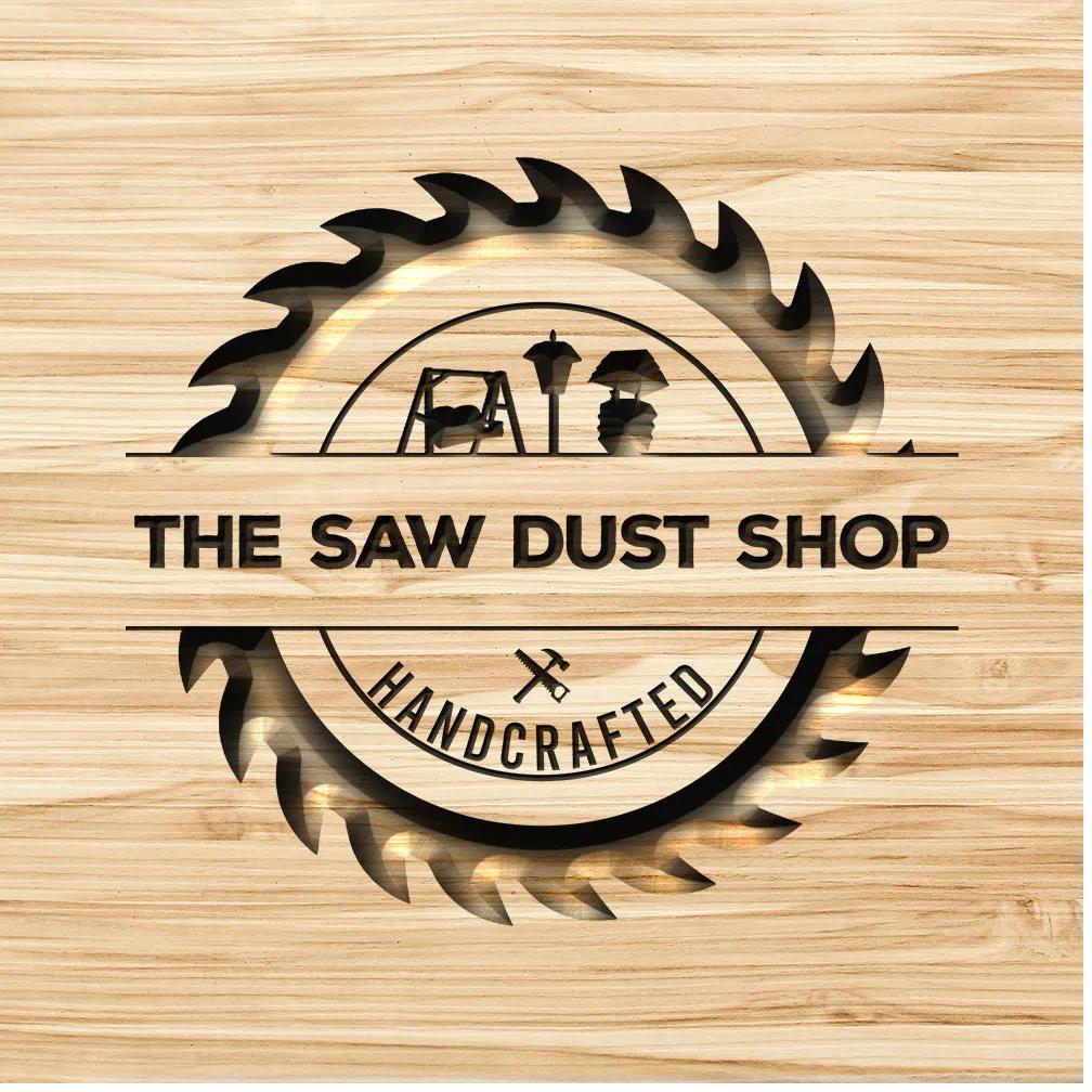 The Saw Dust Shop – Handcrafted woodworking logo